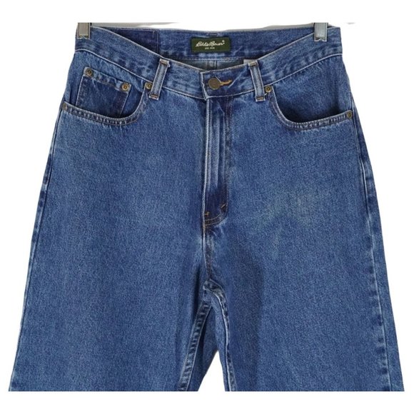 Eddie Bauer Jeans Womens Size 8 Blue Denim High Waist - Picture 3 of 12